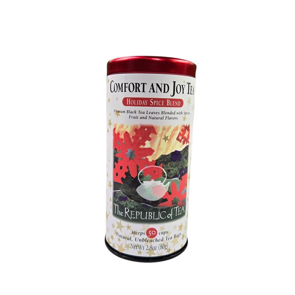 The Republic of Tea Comfort and Joy Tea Holiday Spice Blend 2.8 oz